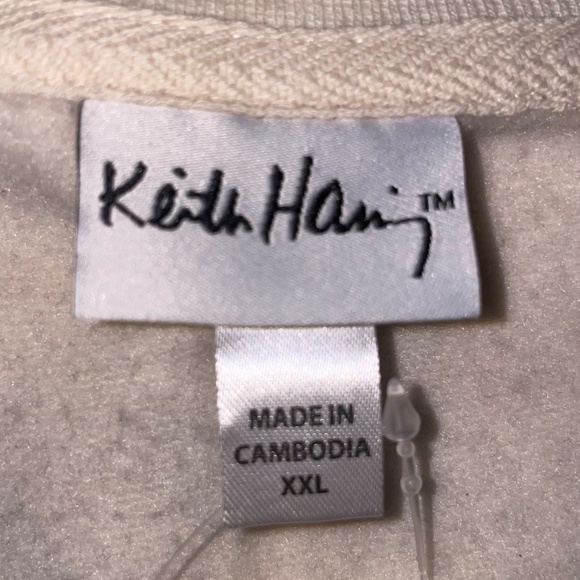 NWT Keith Haring 2 Piece Lounge Pajama Set - Long Sleeve Crew and Jogger - Picture 10 of 12